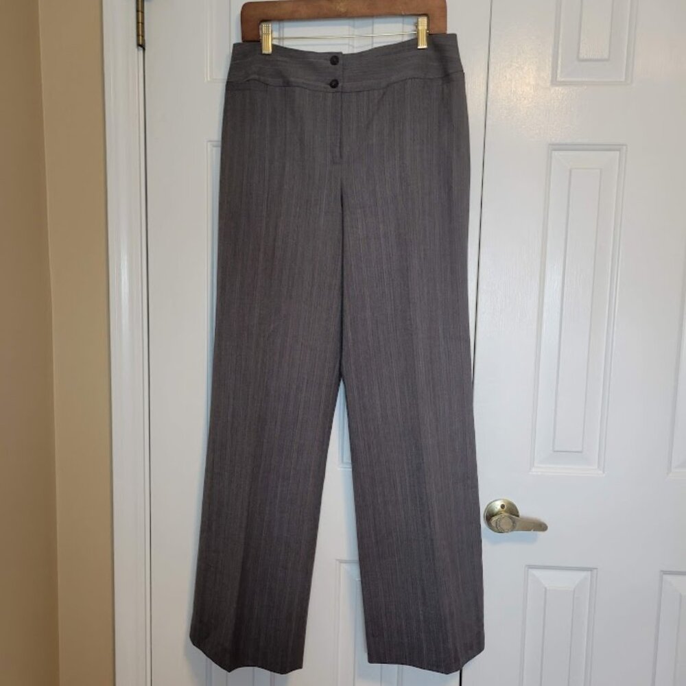 Jones New York Stretch Gray Wool Blend Dress Pants – Size 10